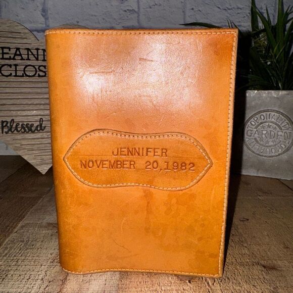 King Ranch Leather Portfolio Notepad Case Organizer Binder Planner small - Picture 1 of 8
